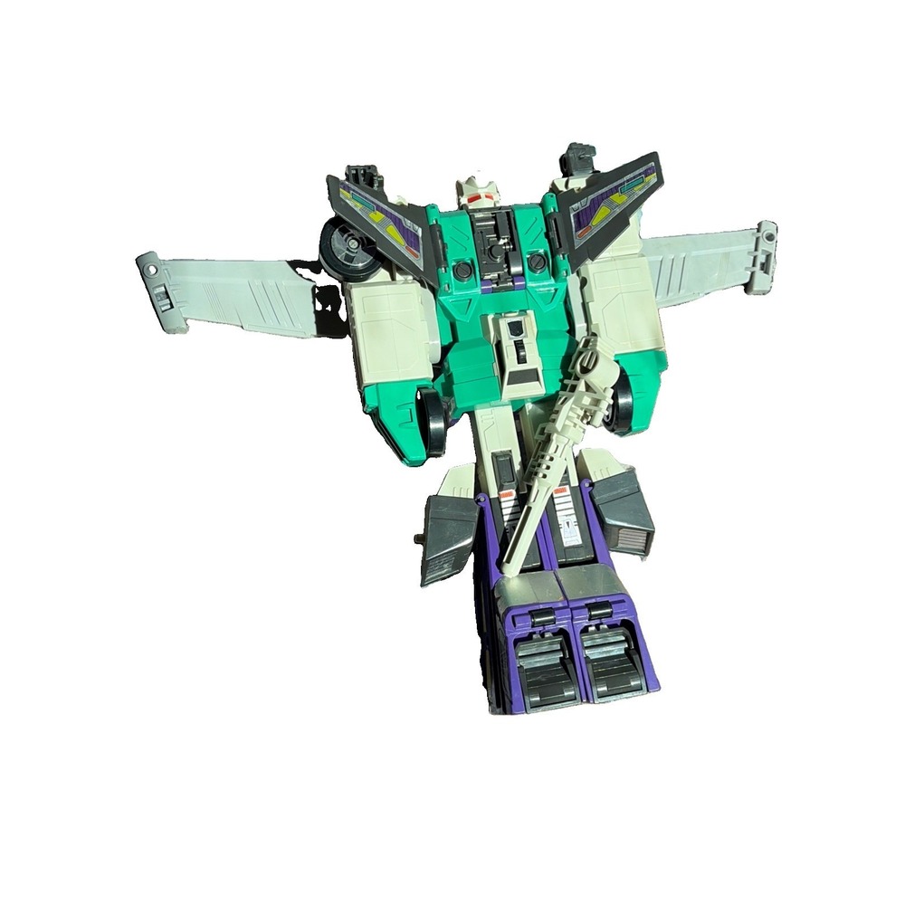 Vintage Hasbro Transformers G1 Sixshot Six-Changer Decepticon Figure w/ Weapon